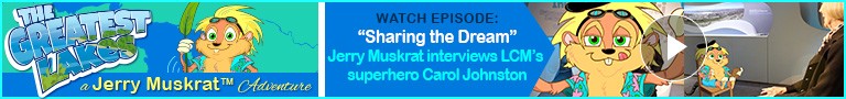 Watch: "Sharing the Dream" Jerry Muskrat interviews LCM’s superhero Carol Johnston